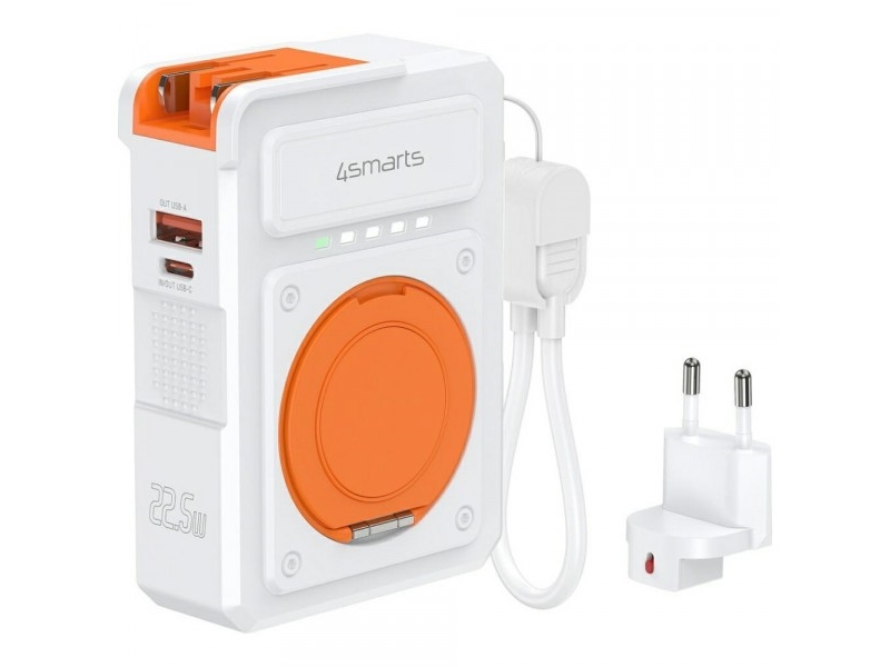 Charger 6In1 Powerbank 22,5W Qi Usb-C/Usb/A