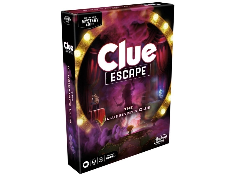 Hasbro Cluedo Flugt: Mysteriet i Illusionistklubben