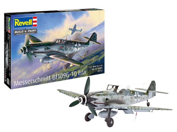 Plastic Model Aircraft Messerschmitt Bf109g-10 Erla 1:32