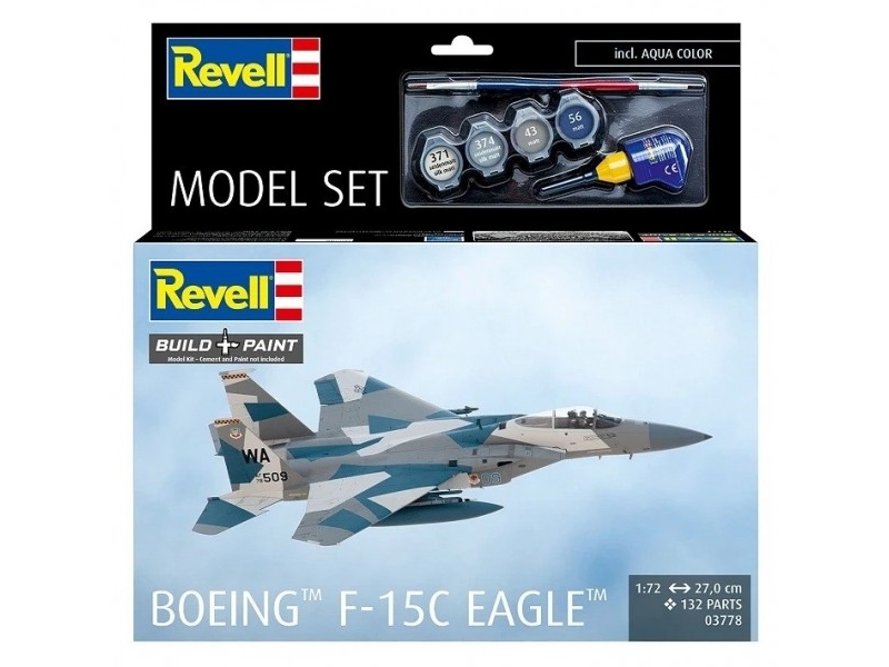 Plastic Model Boeing F15c Eagle 1:72 Kit