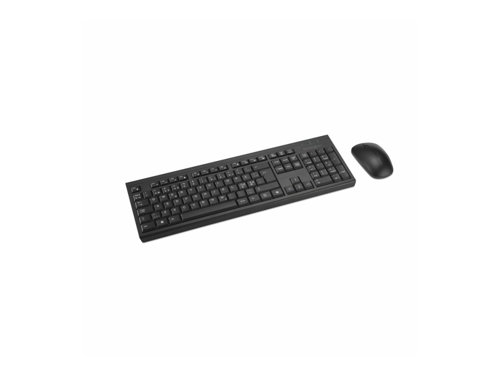Kensington Km270 Eq - Sæt Med Mus Og Tastatur - Full Size - Trådløs - 2.4 Ghz, Bluetooth - Qwerty - Nordisk