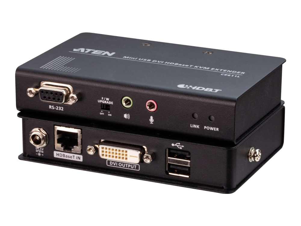 ATEN CE 611 - Förlängare för tangentbord/video/mus/seriell/USB - HDBaseT - USB - upp till 100 m | TV, Ljud & Bild - Övriga tillbehör - Förlängare för ljud och video | GameStuff