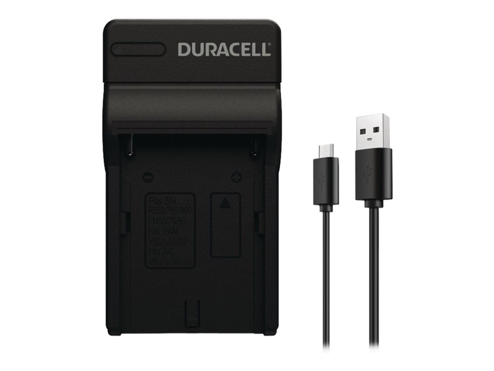 Duracell Drs5960, Usb, Sony Np-F550, Schwarz, Indoor Batterieladegerät, 5 V, 5 V