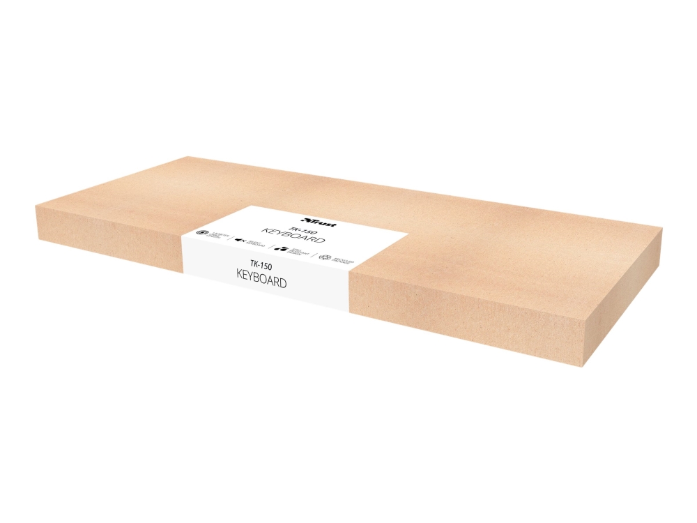 Trust Tk-150, Volle Größe (100%), Kabelgebunden, Usb, Membran Key Switch, Qwerty, Schwarz