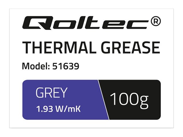 Qoltec 51639 - Termisk paste - grå