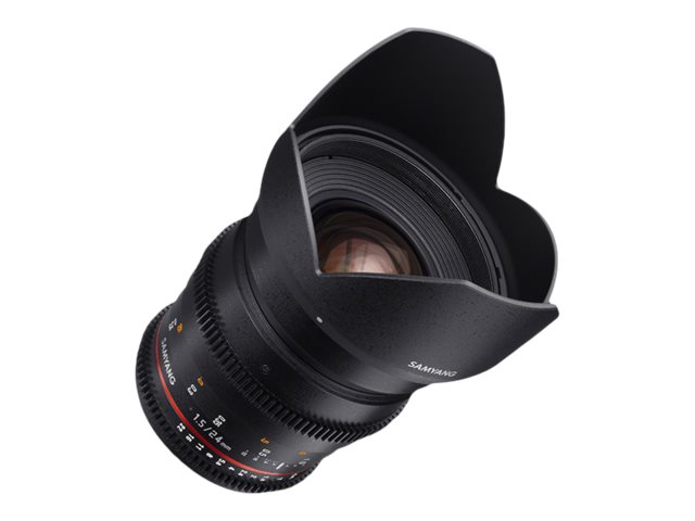 Samyang - Vidvinkel objektiv - 24 mm - T1.5 VDSLR MK2 - Canon EF