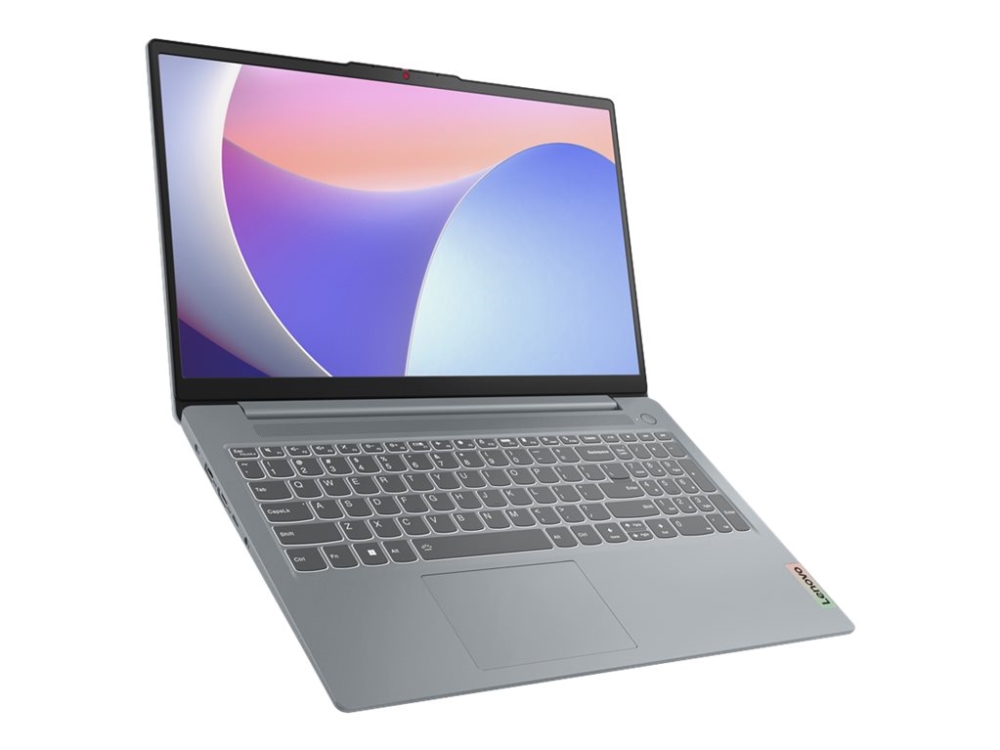 Lenovo IdeaPad Slim 3 15IRU8 82X7 - 180 graders gångsjärnskonstruktion - Intel U-Series - U300 / upp till 4.4 GHz - Win 11 Home in S mode - UHD Graphics - 8 GB RAM - 128 GB SSD UFS 3.1 - 15.6 TN 1920 x 1080 (Full HD) - Wi-Fi 6 - arctic grey - kbd: nordiskt (danska/finska/norska/svenska) | Datorer & Surfplattor - Bärbar dator | GameStuff