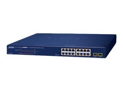 Planet 16-Port 10/100/1000T 802.3At
