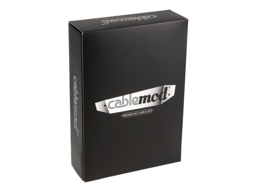 CableMod Classic ModMesh RT-Series - Strömkabelsats - svart, vit | Datortillbehör - Kablar & adaptrar - Datakablar | GameStuff