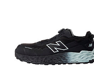 New Balance Sik. Sko Str. 45 - Cremorne Schwarz/Grau, Boa-Luk, Tpu Slidnæse, Metalfri