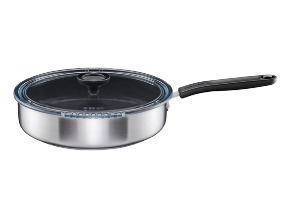 Fiskars 1072314, Rund, Sauterpande, Rustfrit Stål, Keramisk, 150 °C, Rustfrit Stål