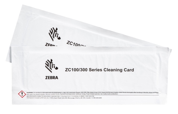 Zebra 105999-310-01, Rensesæt, Hvid, Zebra, Zc100, Zc300, Zc350, 2 Stk
