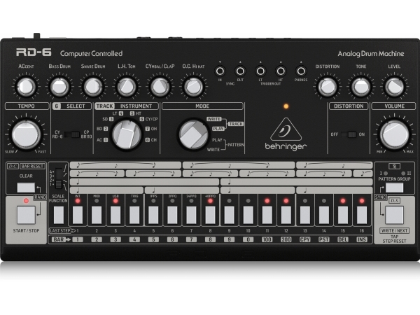 Behringer RD-6-BK, DC, 2 W, 9 V, 0,67 A, 305 mm, 165 mm