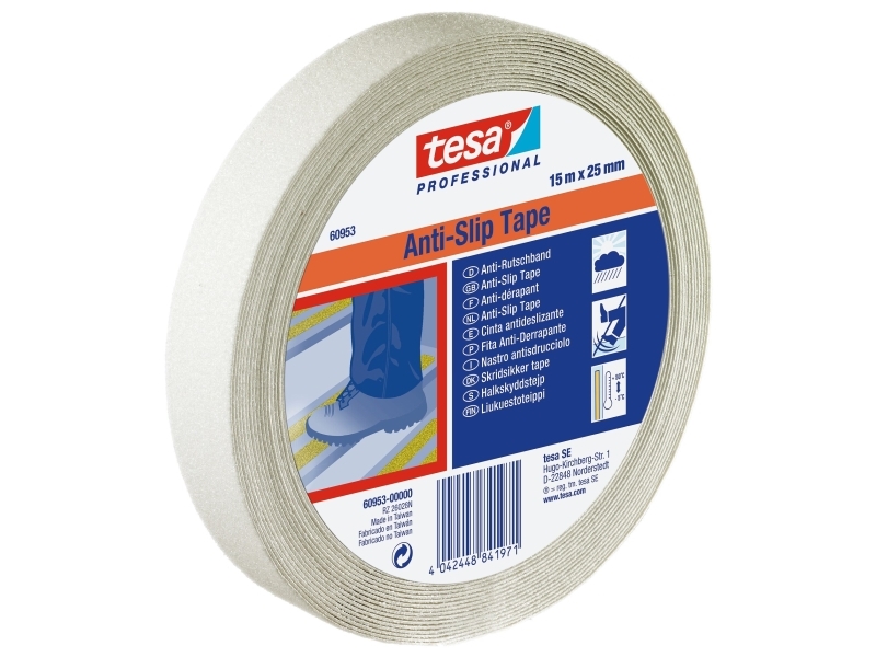 Tesa 60952-00000-01, Transparent, Markering, Polyvinylchlorid (Pvc), 15 M, 25 Mm, 1 Stk