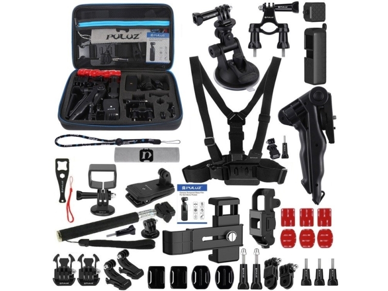 Set Of 43 Puluz Accessories For Sports Cameras (Including Osmo Action 5 Pro, Ace Pro 2) Pkt47