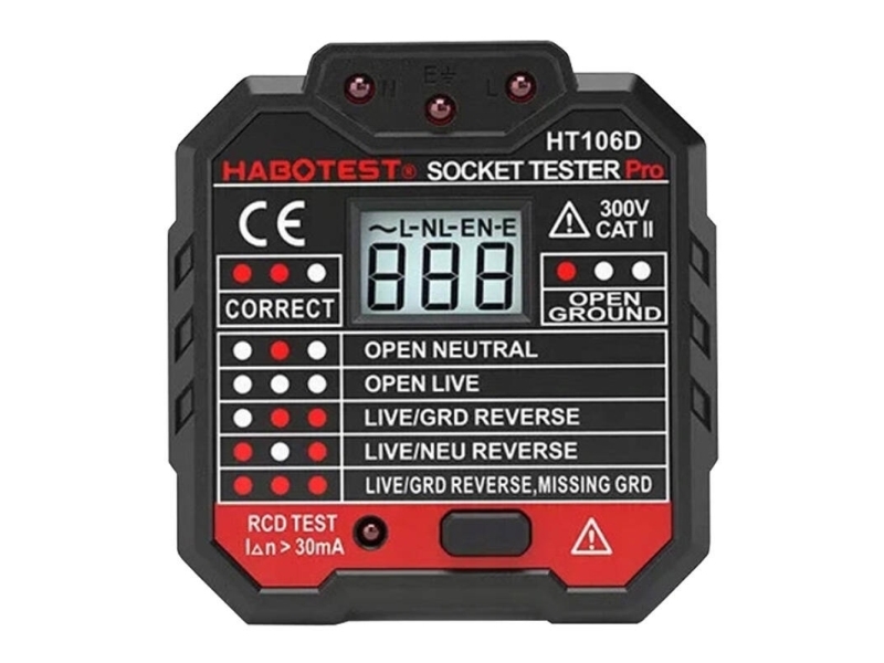 Habotest Socket tester with digital display HT106D