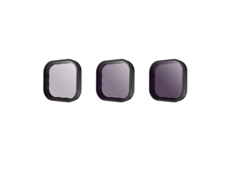 Telesin 8/16/32 Nd Filter Set For Gopro Hero 9 / Hero 10 / Hero 11 / Hero 12 / Mini (Gp-Flt-902)