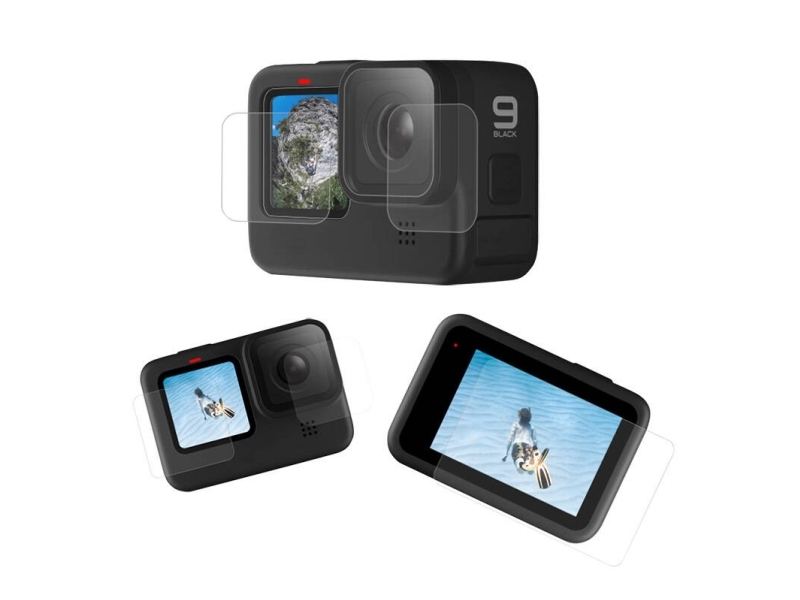 TELESIN Screen and lens tempered glass for GoPro Hero 9 / Hero 10 / Hero 11 / Hero 12 (GP-FLM-901)
