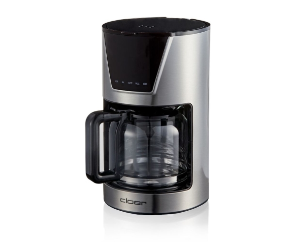 Cloer 5257, Droppande kaffebryggare, Malat kaffe, 900 W, Svart, Rostfritt stål