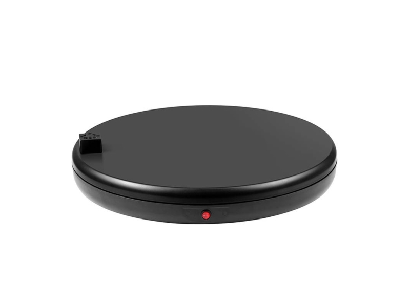 Puluz besisukantis stendas su maitinimo lizdu 45 cm (juodas)