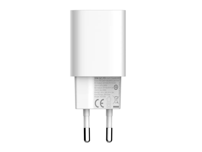 Wall Charger Ldnio A2318m Usb, Usb-C + Usb-C - Lightning Cable
