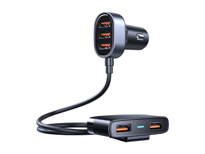 Automobilinis įkroviklis Joyroom JR-CL03 5xUSB 6.2A juodas
