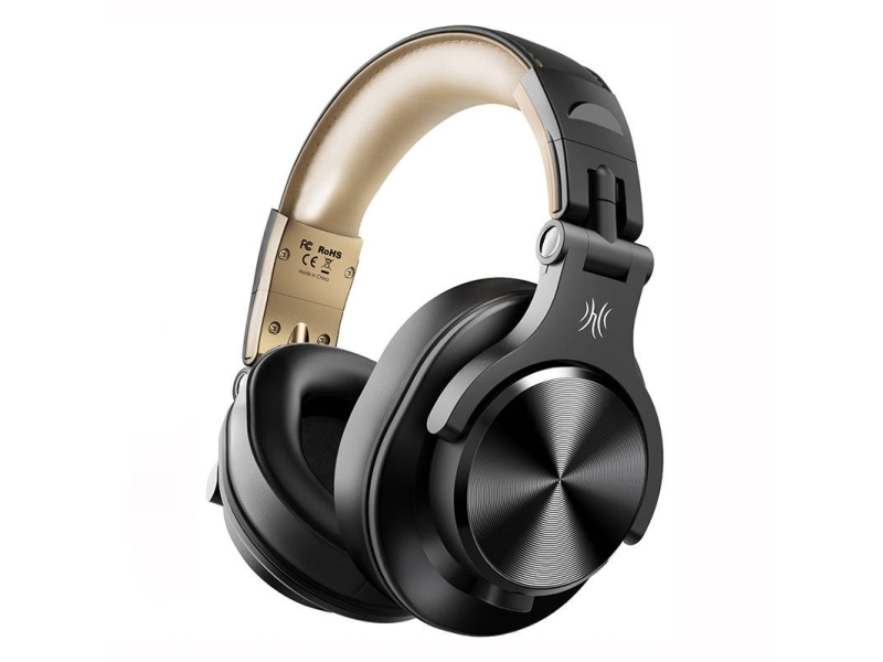 Oneodio Fusion A70 Wireless Headphones (Gold)