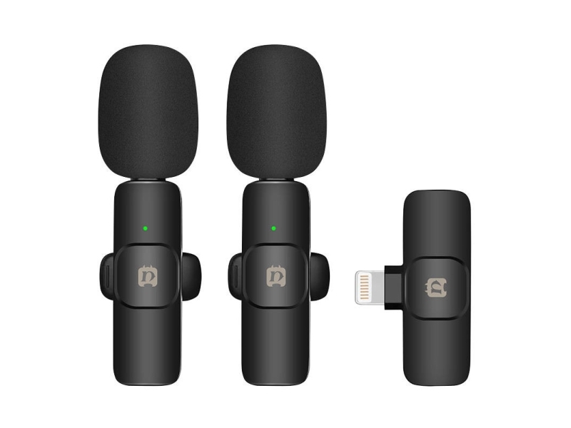 Puluz Pu3150b Lavalier Wireless Microphone Lightning Type.