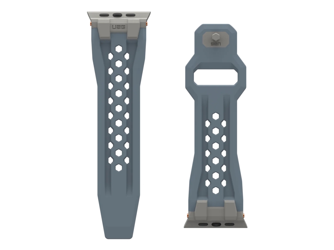 Urban Armor Gear 194158114136, Bånd, Smartwatch, Cloud Blue, Titanium, Apple, Watch Series 4-6: Se 44Mm, Series 7-9 45Mm, Series 10 46Mm, Series Ultr
