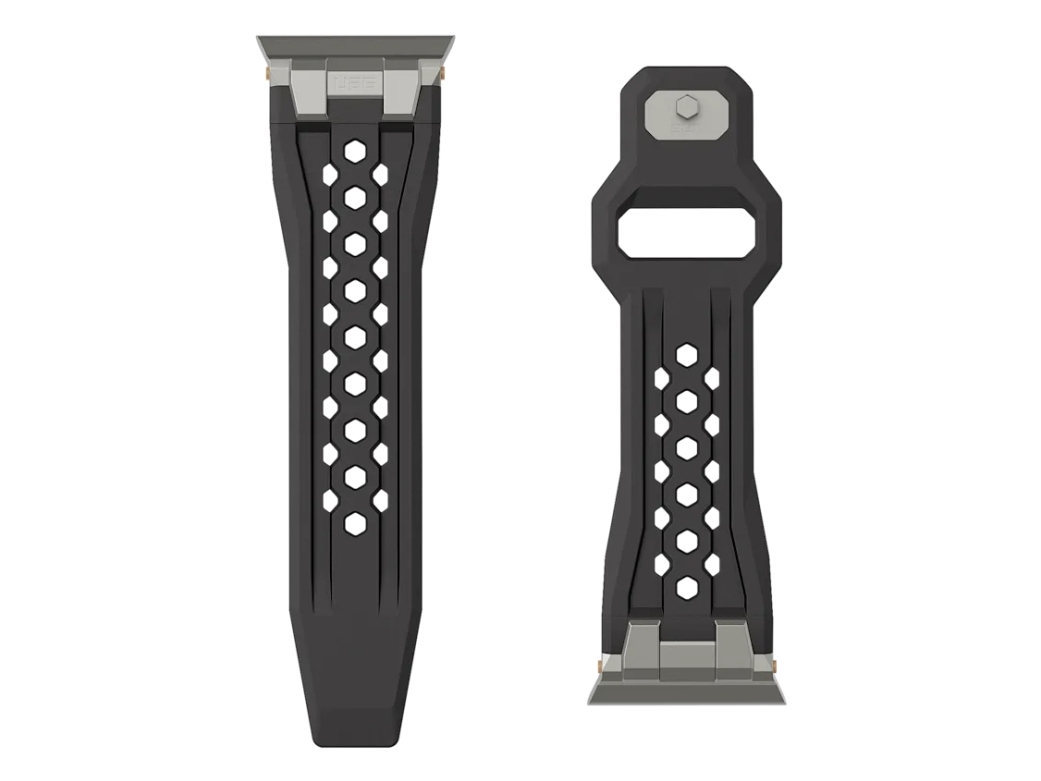 Urban Armor Gear 194158114036, Band, Smartwatch, Sort, Titanium, Apple, Watch Series 4-6: Se 44Mm, Series 7-9 45Mm, Series 10 46Mm, Series Ultra 1-2
