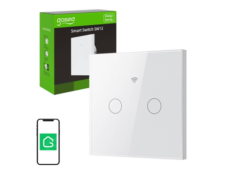 Smart Touch WiFi-lyskontakt Gosund SLS2 (valgfri N, dobbelt)