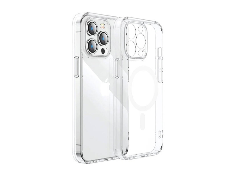 Magnetic Potective Phone Case Joyroom For Iphone 15 Pro Max (Transparent)
