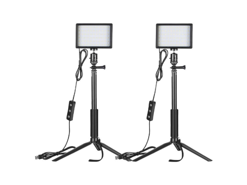 Kit Neewer ZC-10S two lamps LED + filters + tripods