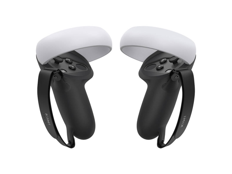 Kiwi Design Q1 PRO-2 til Meta Quest 2 Sort beskyttende controller-cover med håndtag