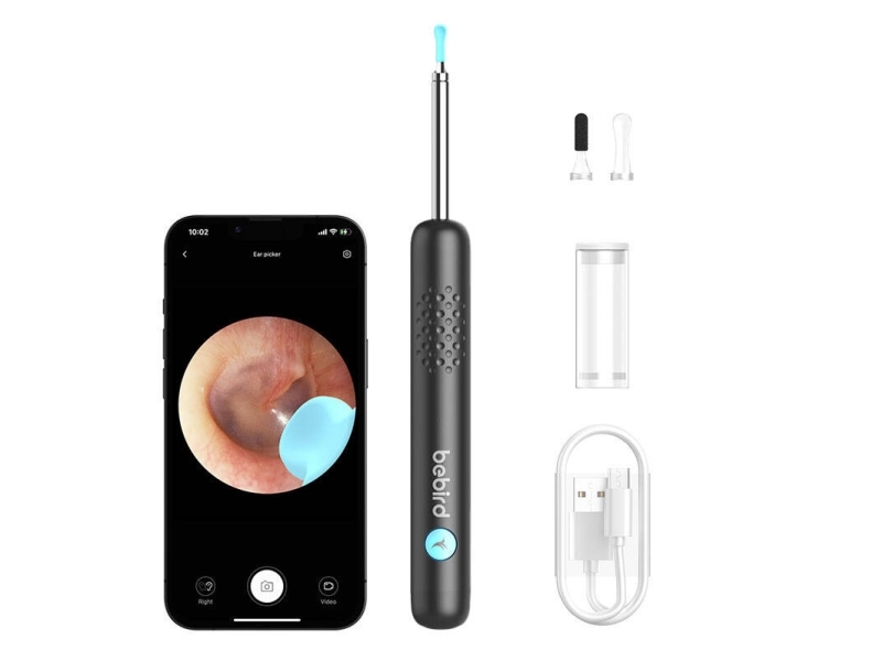 Bebird R1+ Otoskop Med Kamera Til Fjernelse Af Ørevoks