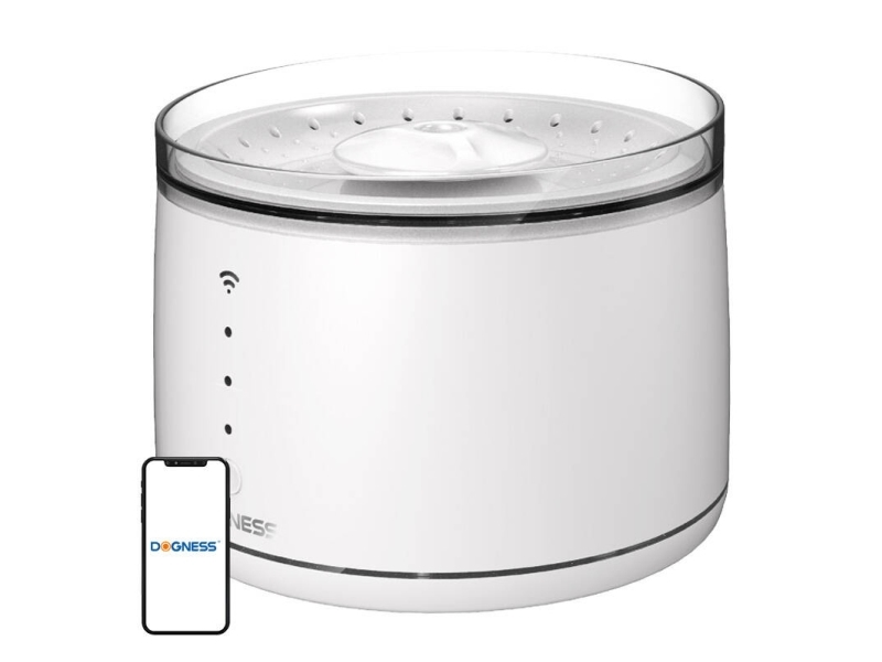 D07 smart fountain/drinker for dog and cat 1.8l (white)