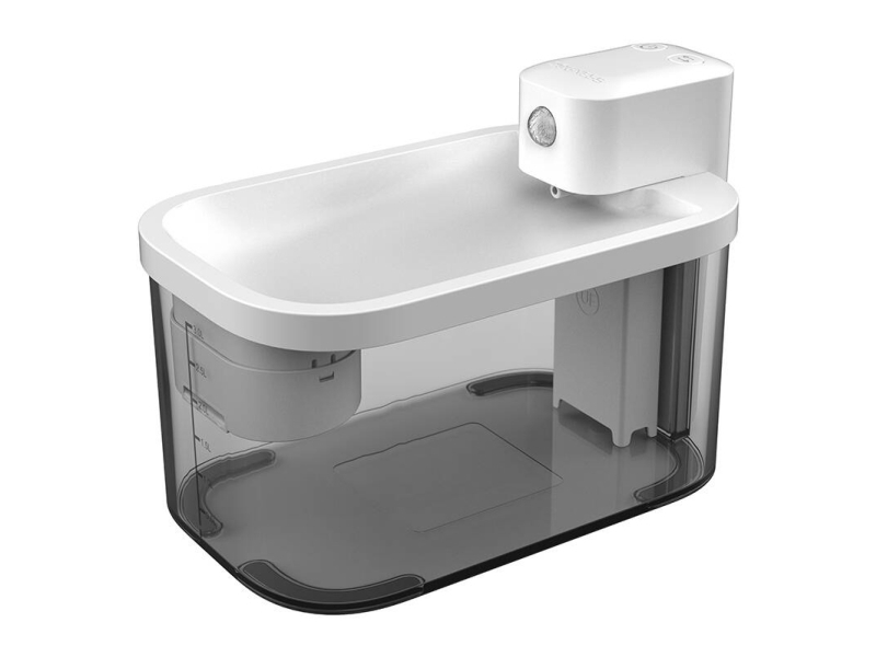 Dogness D12 Smart Fountain / Drikker med sensor til hund og kat (hvid)