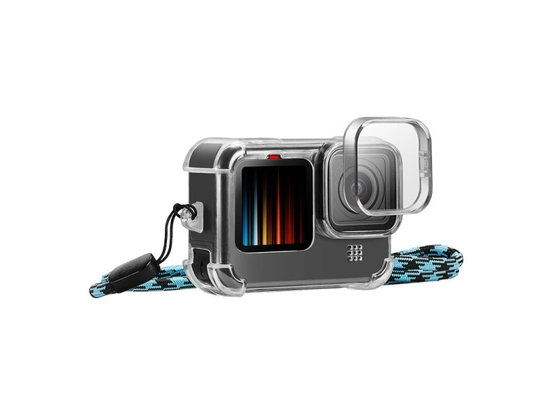 Puluz Case with Lens Cap and Neck Strap for GoPro Hero 9 / 10 / 11