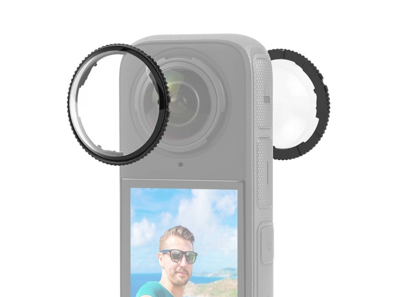 Linsedæksel Puluz Linsedæksel PULUZ linsedæksel af optisk glas til Insta360 X4
