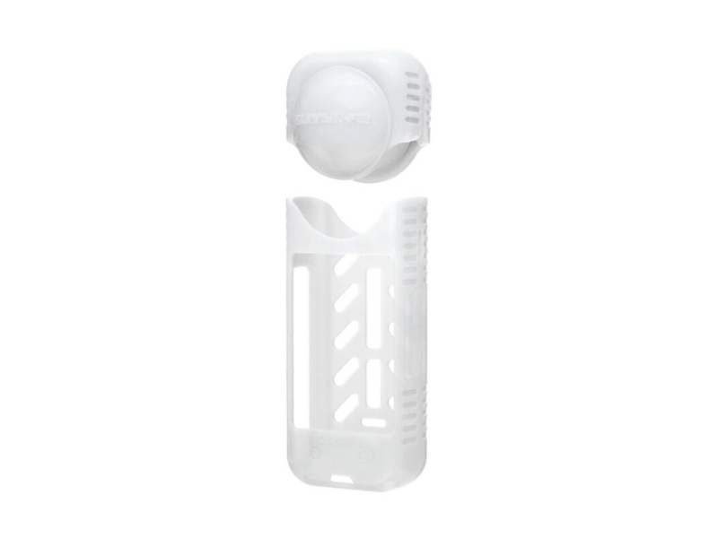 Silicone Protective Case + Lens Cover Sunnylife For Insta360 X4 (White)
