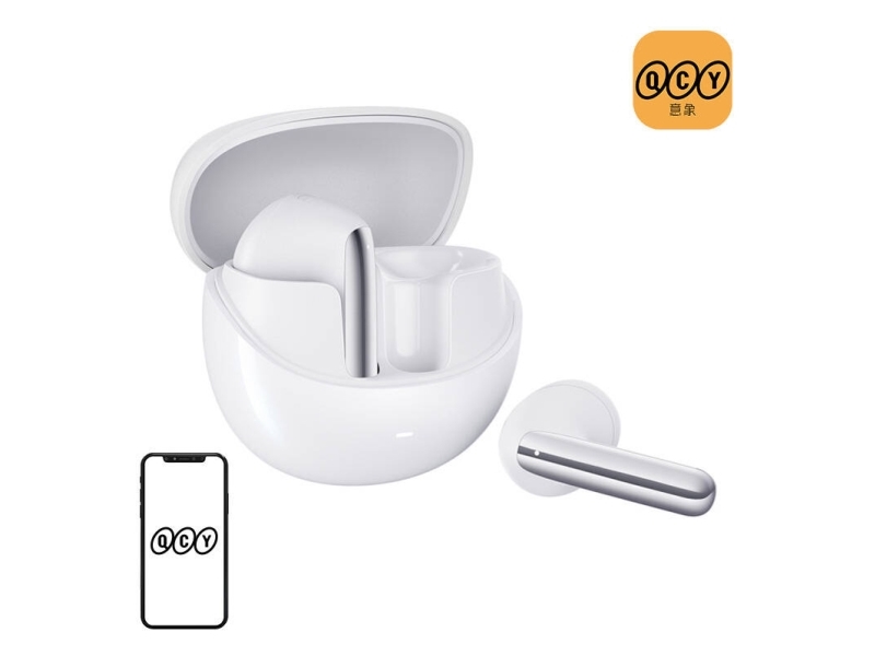 Słuchawki Tws Qcy Ailybuds Pro Ht10, Anc (Białe)