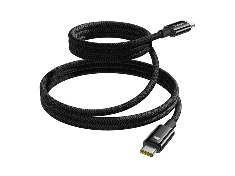 Baseus Usb-C / Usb-C Kabel 100W 1M - Loddet