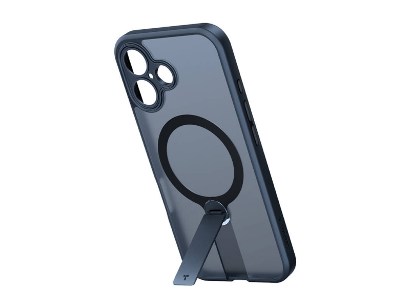 Torras Pstand Spin-Etui Til Iphone 16 Plus (Sort)