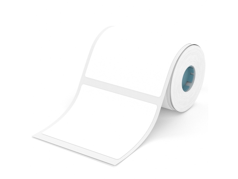 Niimbot termolabels klistermærker 80x50 mm - 560 stk Hvid