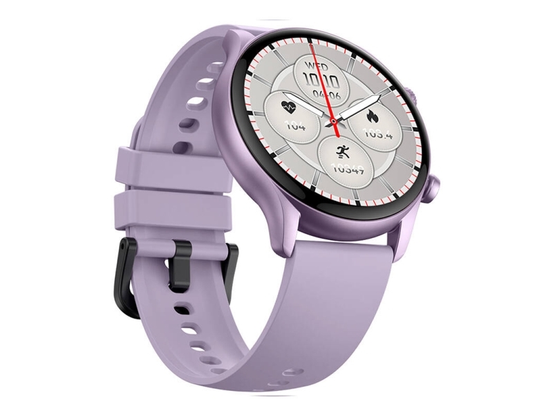 Zeblaze Btalk 3 Plus Smartwatch - 1.39'', Hjertefrekvensmåler, IP68 - Lilla