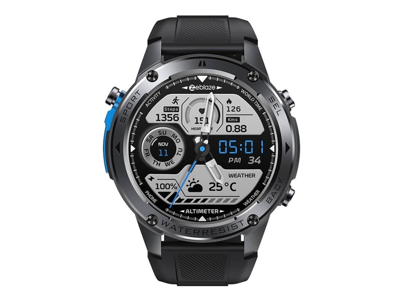 Zeblaze Stratos 2 Ultra Smartwatch (Schwarz)