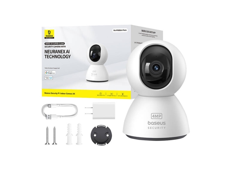 Baseus „Security P1 3K“ kamera (ES versija) – balta S0TV012132