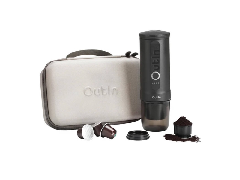 OutIn Nano Espressomaschine Space Grey Travel Kit