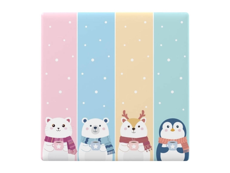 Decorative cover / cap for the T5 SONOFF Cartoon 4C touch switch. | VVS Artiklar - Uppvärmning - Värmekontroll och termostater | GameStuff