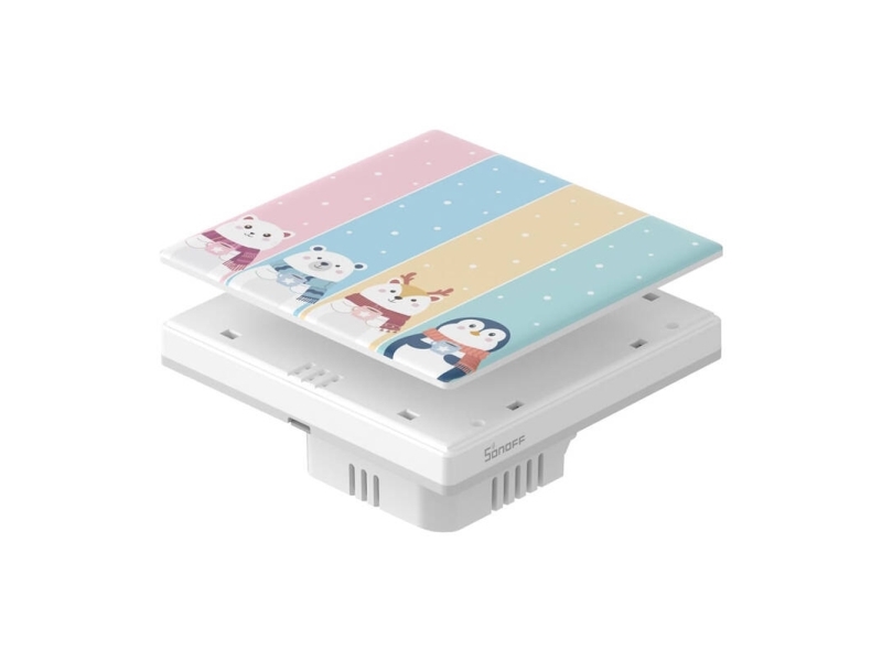 Decorative cover / cap for the T5 SONOFF Cartoon 4C touch switch. | VVS Artiklar - Uppvärmning - Värmekontroll och termostater | GameStuff